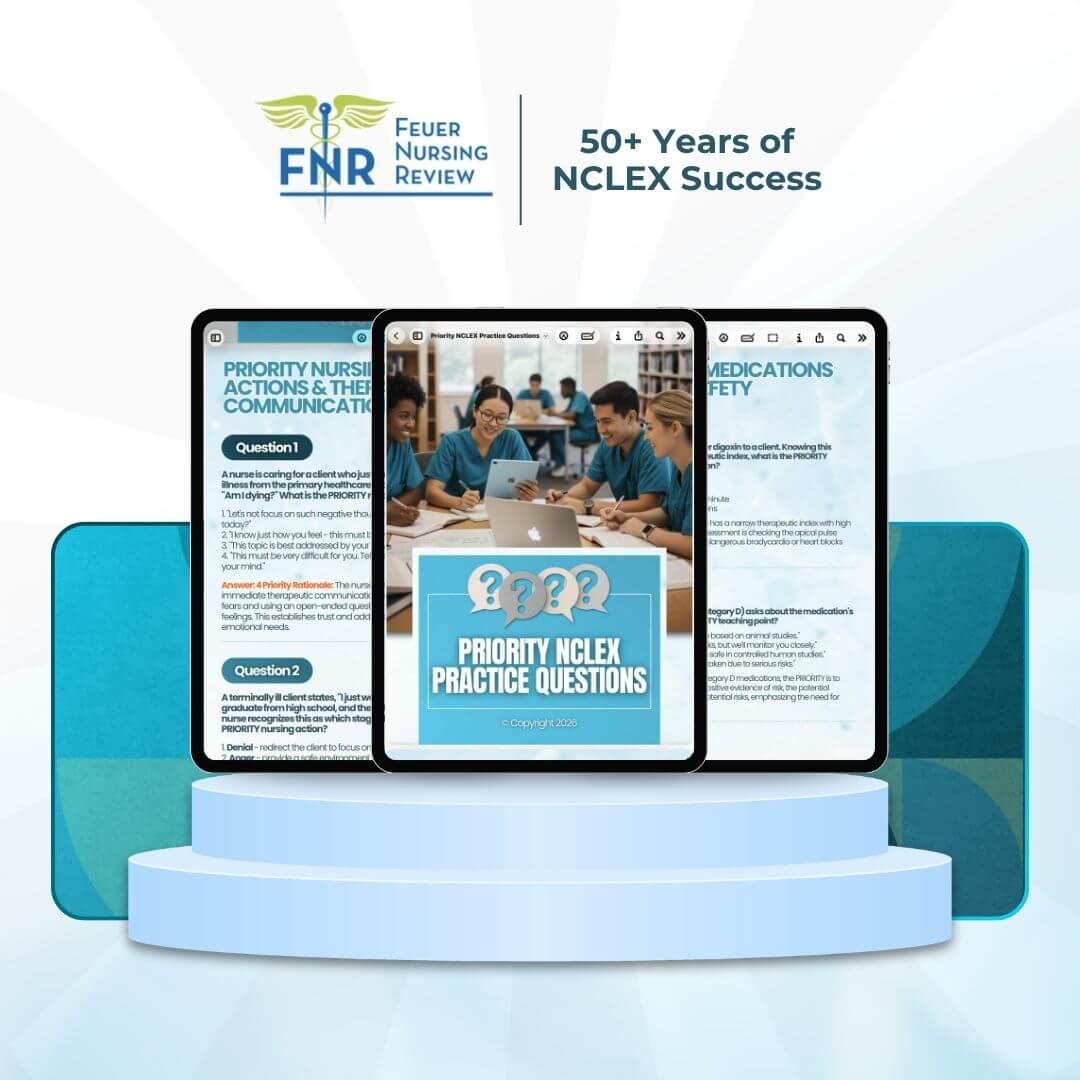 NCLEX Prctice Questions